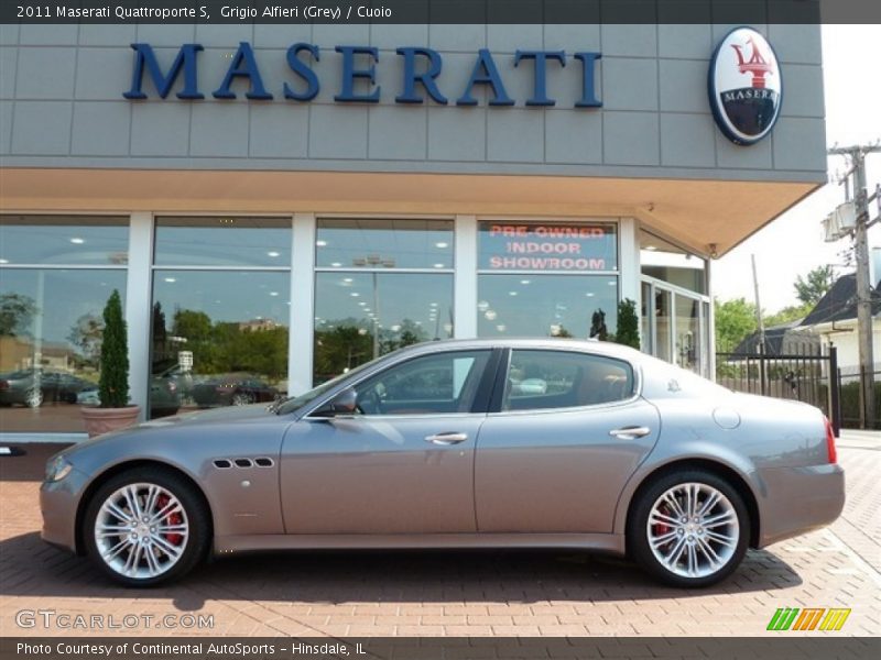 Grigio Alfieri (Grey) / Cuoio 2011 Maserati Quattroporte S