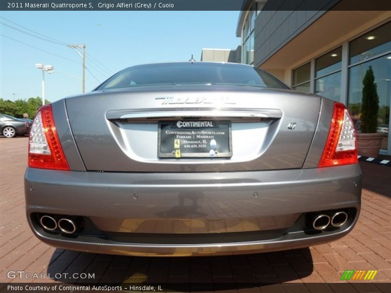 Grigio Alfieri (Grey) / Cuoio 2011 Maserati Quattroporte S