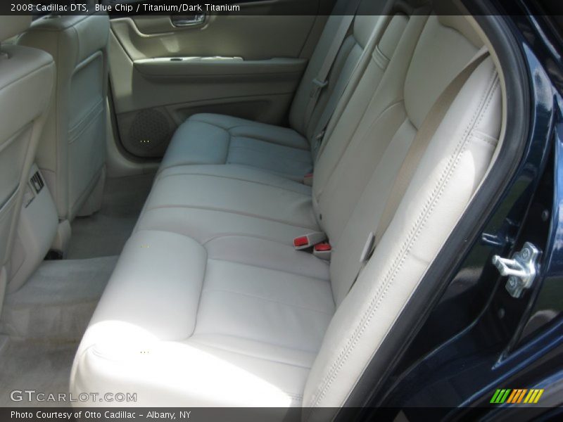 Blue Chip / Titanium/Dark Titanium 2008 Cadillac DTS