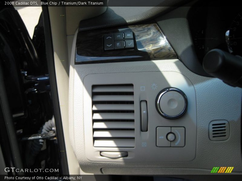 Blue Chip / Titanium/Dark Titanium 2008 Cadillac DTS