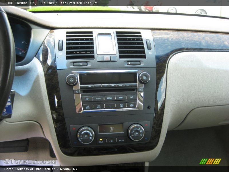 Blue Chip / Titanium/Dark Titanium 2008 Cadillac DTS