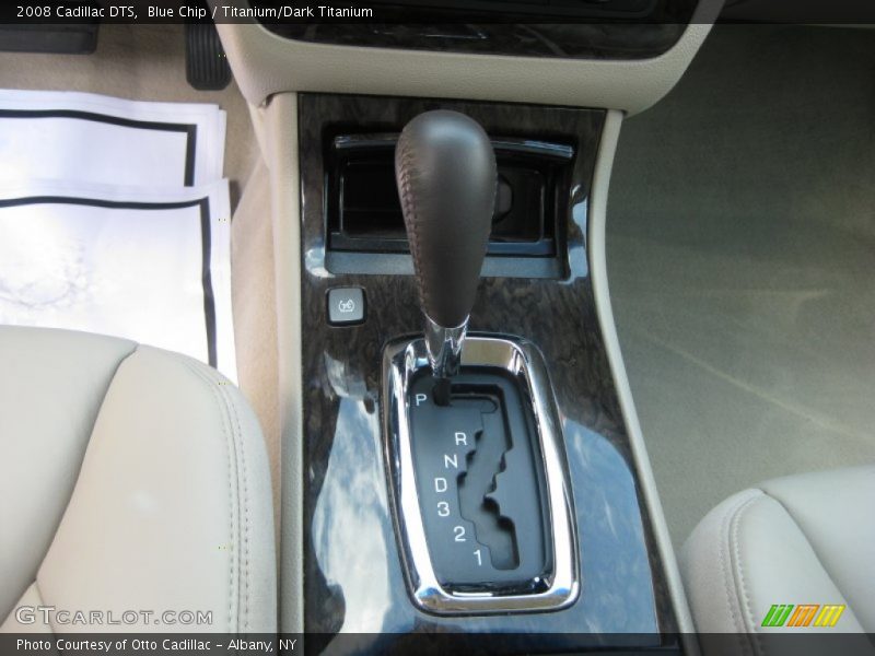 Blue Chip / Titanium/Dark Titanium 2008 Cadillac DTS