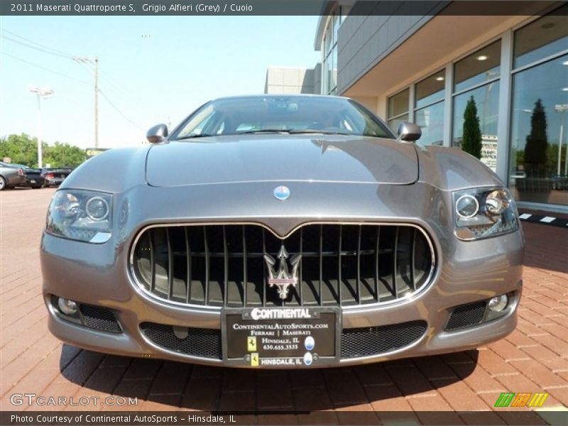 Grigio Alfieri (Grey) / Cuoio 2011 Maserati Quattroporte S