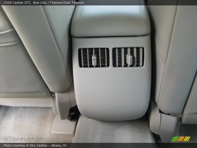 Blue Chip / Titanium/Dark Titanium 2008 Cadillac DTS