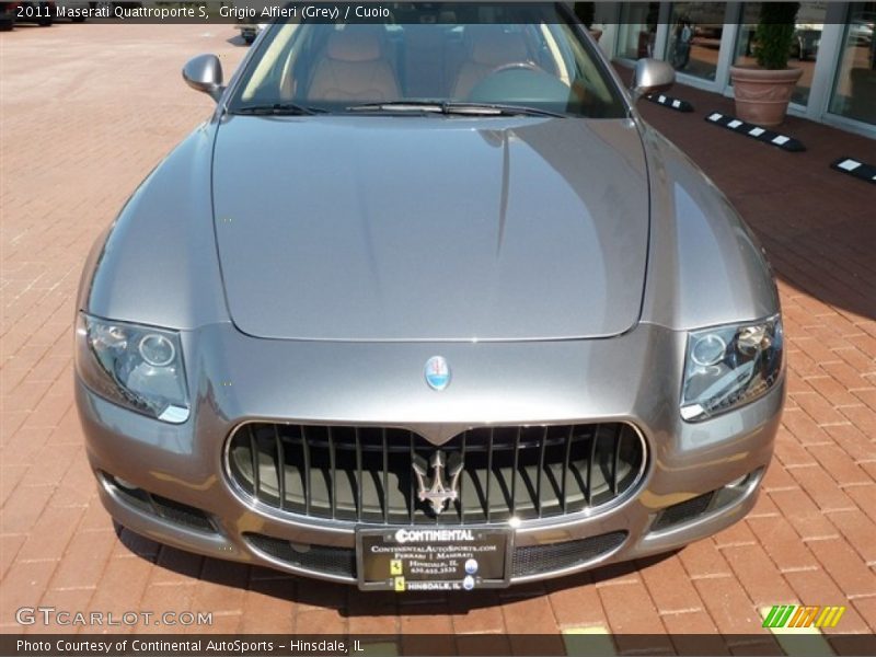 Grigio Alfieri (Grey) / Cuoio 2011 Maserati Quattroporte S