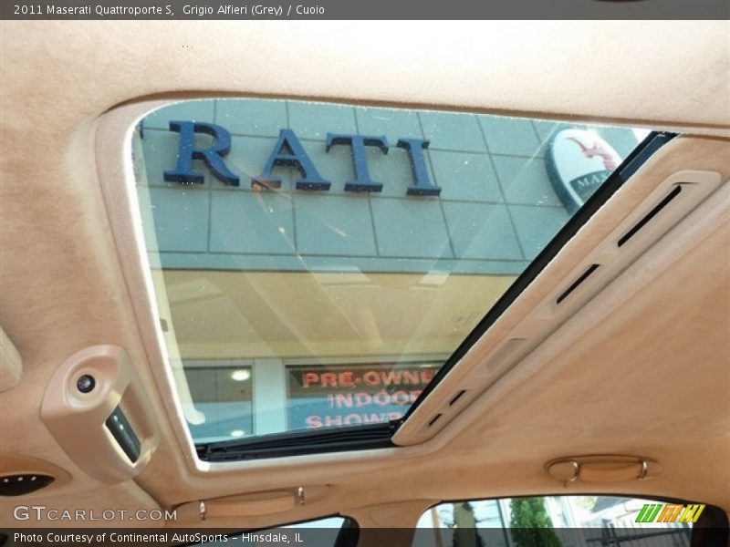 Grigio Alfieri (Grey) / Cuoio 2011 Maserati Quattroporte S