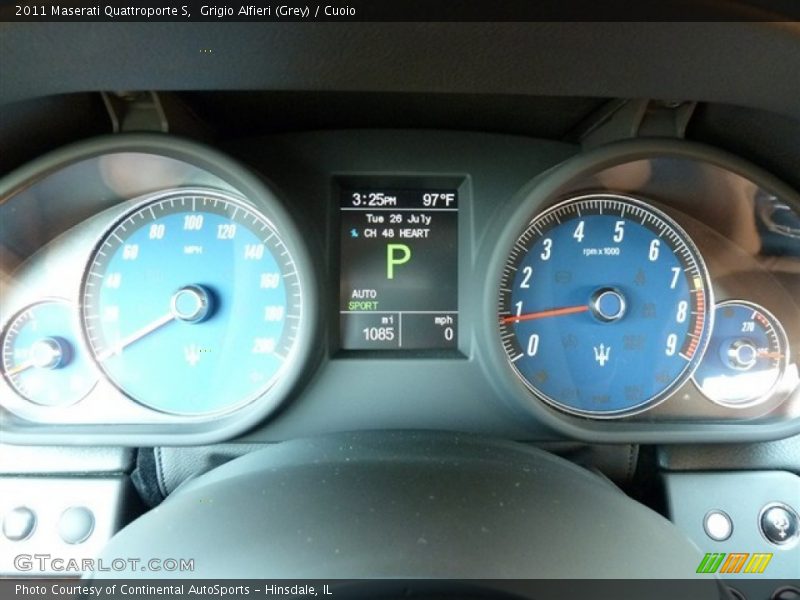 Grigio Alfieri (Grey) / Cuoio 2011 Maserati Quattroporte S