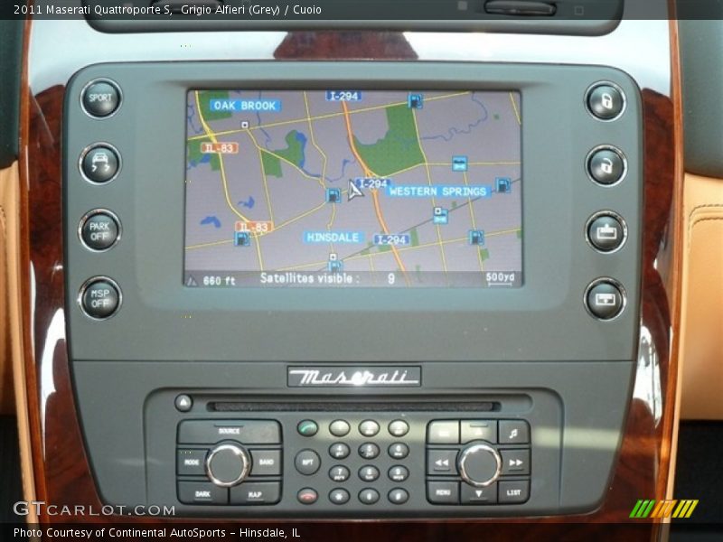 Navigation of 2011 Quattroporte S