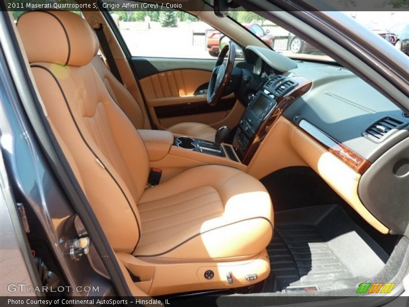 Grigio Alfieri (Grey) / Cuoio 2011 Maserati Quattroporte S