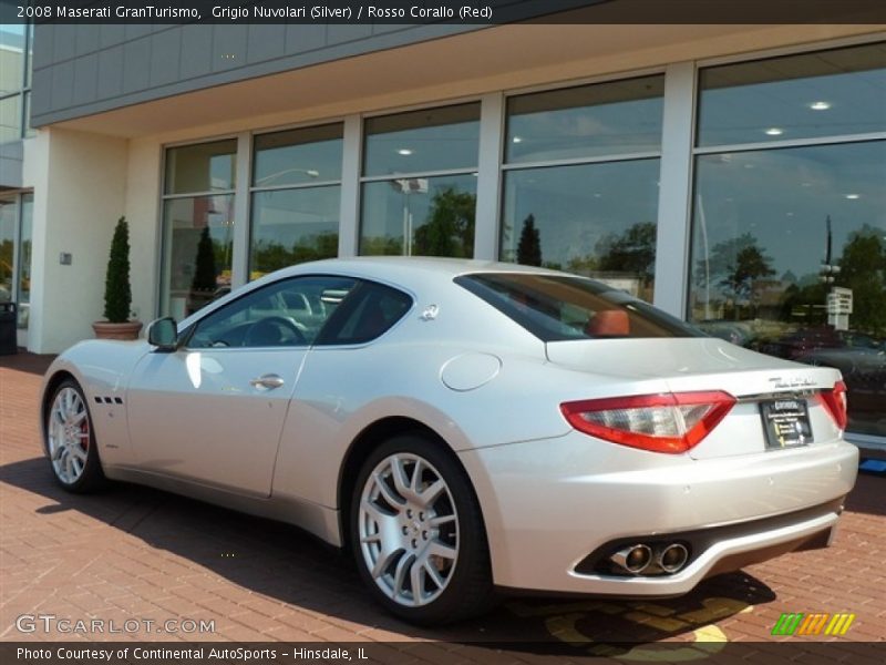 Grigio Nuvolari (Silver) / Rosso Corallo (Red) 2008 Maserati GranTurismo