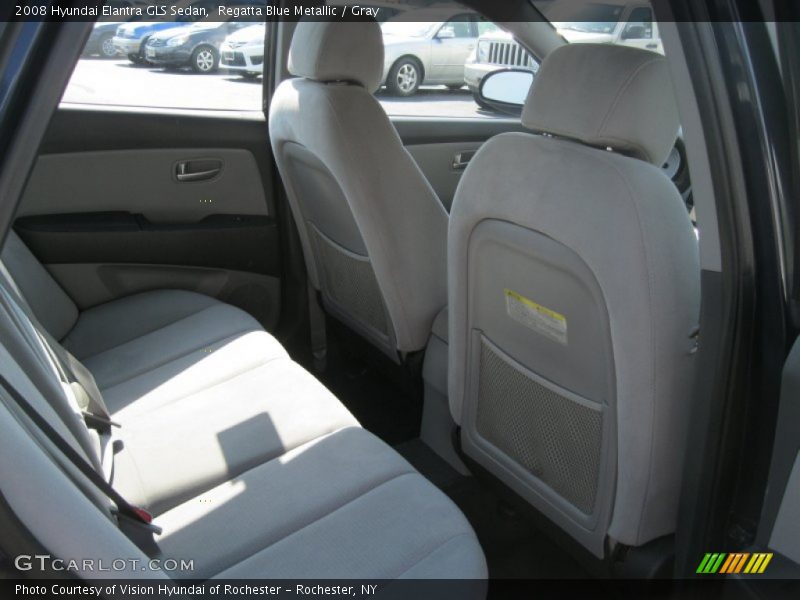 Regatta Blue Metallic / Gray 2008 Hyundai Elantra GLS Sedan