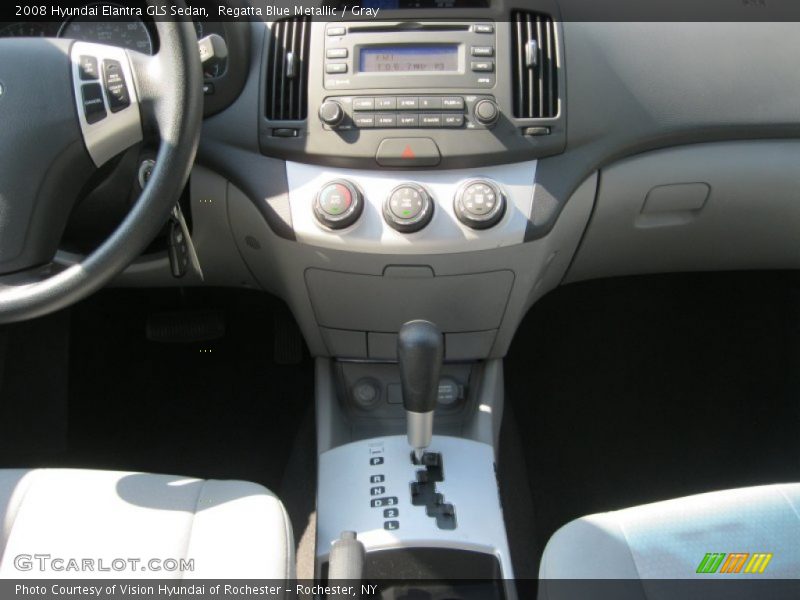 Regatta Blue Metallic / Gray 2008 Hyundai Elantra GLS Sedan