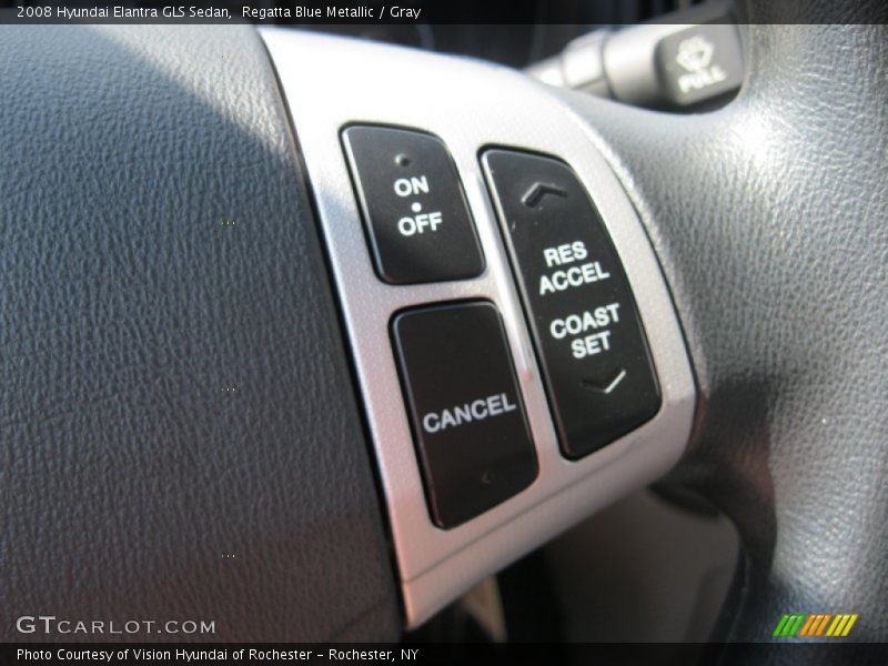 Regatta Blue Metallic / Gray 2008 Hyundai Elantra GLS Sedan