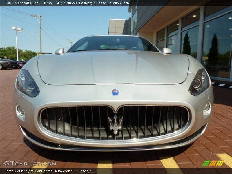 Grigio Nuvolari (Silver) / Rosso Corallo (Red) 2008 Maserati GranTurismo