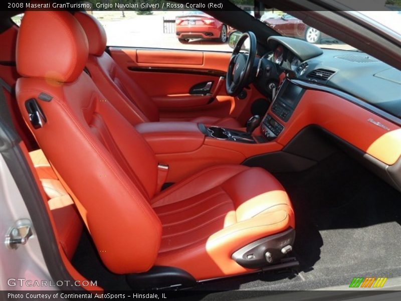 Grigio Nuvolari (Silver) / Rosso Corallo (Red) 2008 Maserati GranTurismo