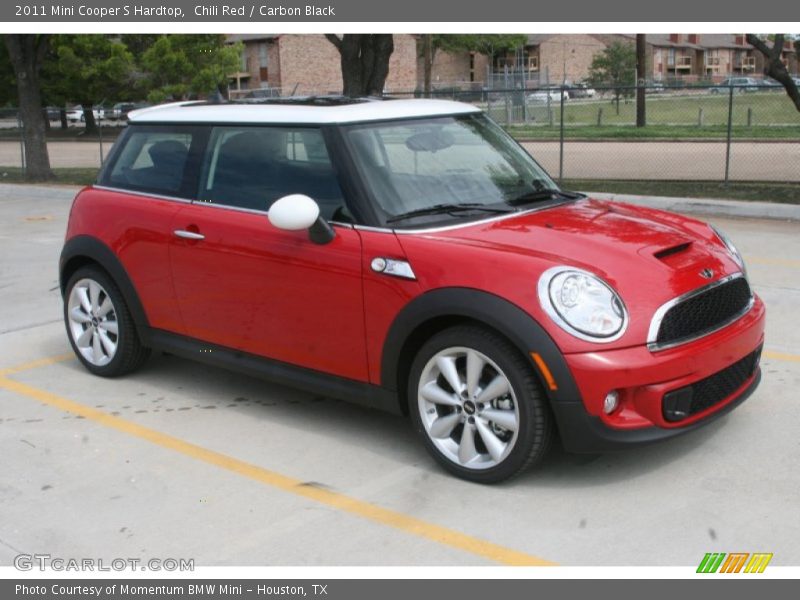 Chili Red / Carbon Black 2011 Mini Cooper S Hardtop