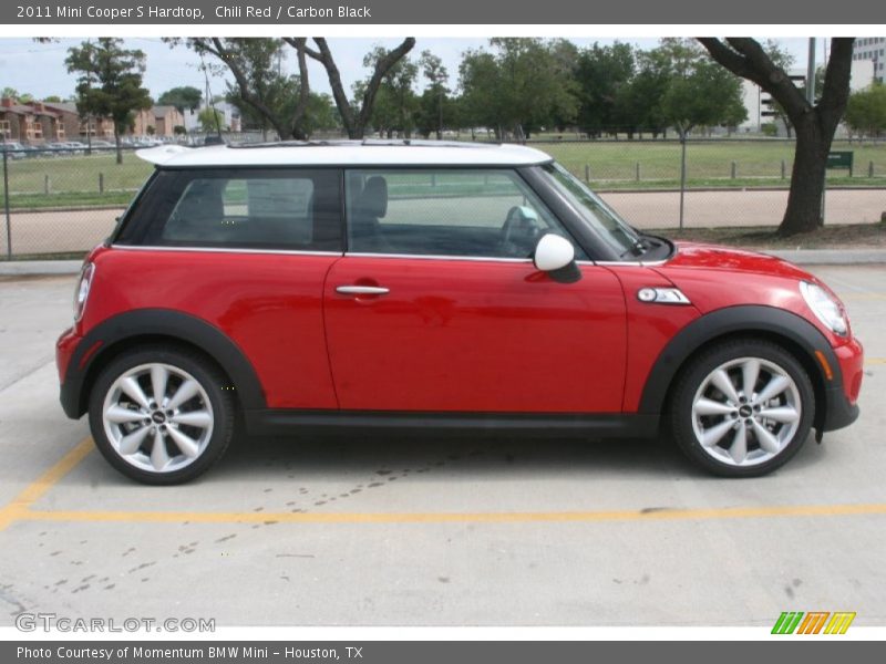 Chili Red / Carbon Black 2011 Mini Cooper S Hardtop
