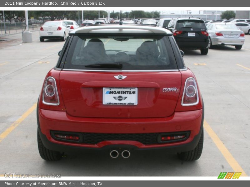 Chili Red / Carbon Black 2011 Mini Cooper S Hardtop