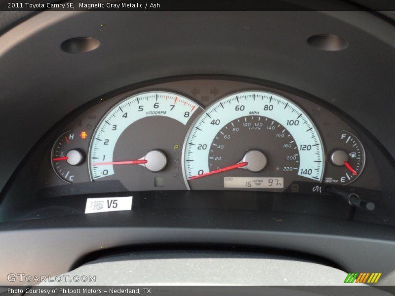 Magnetic Gray Metallic / Ash 2011 Toyota Camry SE