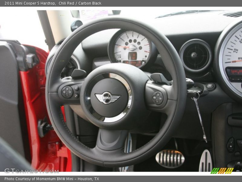 Chili Red / Carbon Black 2011 Mini Cooper S Hardtop