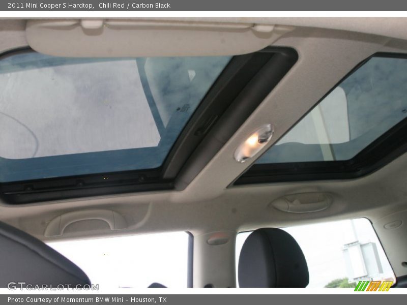 Chili Red / Carbon Black 2011 Mini Cooper S Hardtop