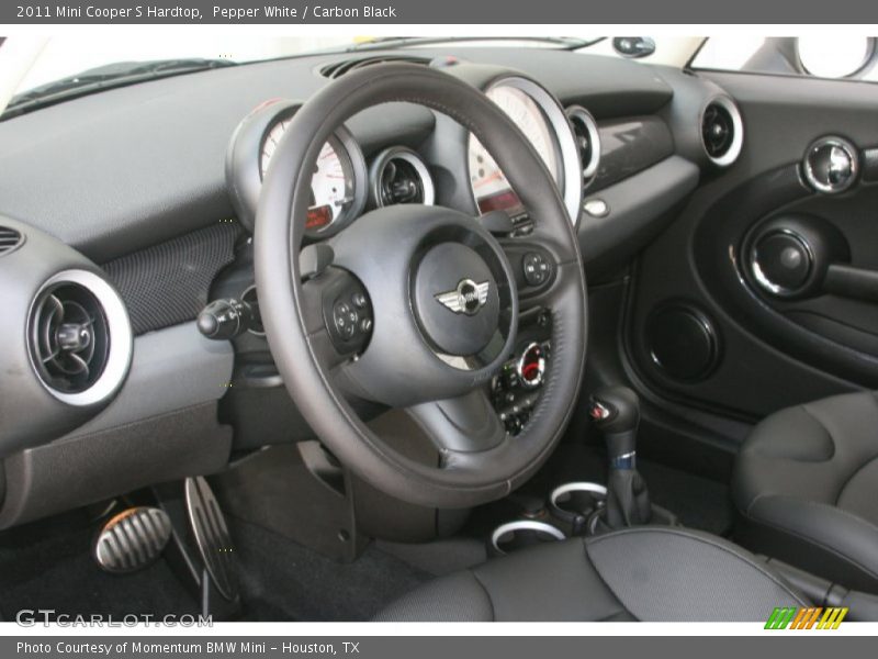 Pepper White / Carbon Black 2011 Mini Cooper S Hardtop