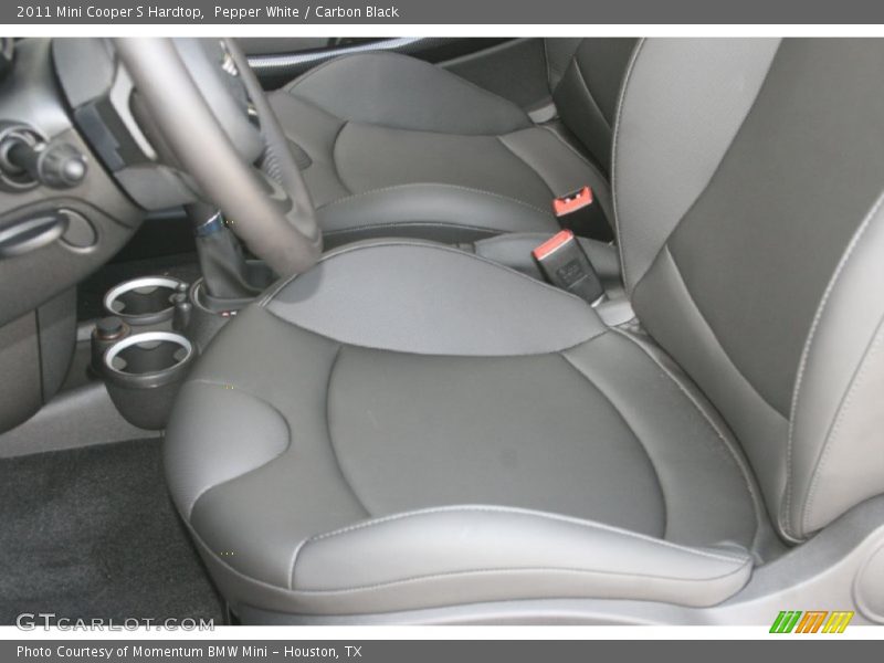 Pepper White / Carbon Black 2011 Mini Cooper S Hardtop