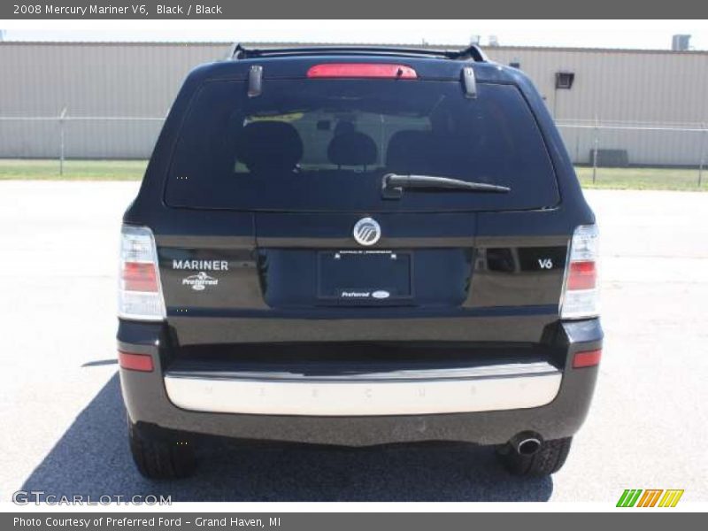 Black / Black 2008 Mercury Mariner V6