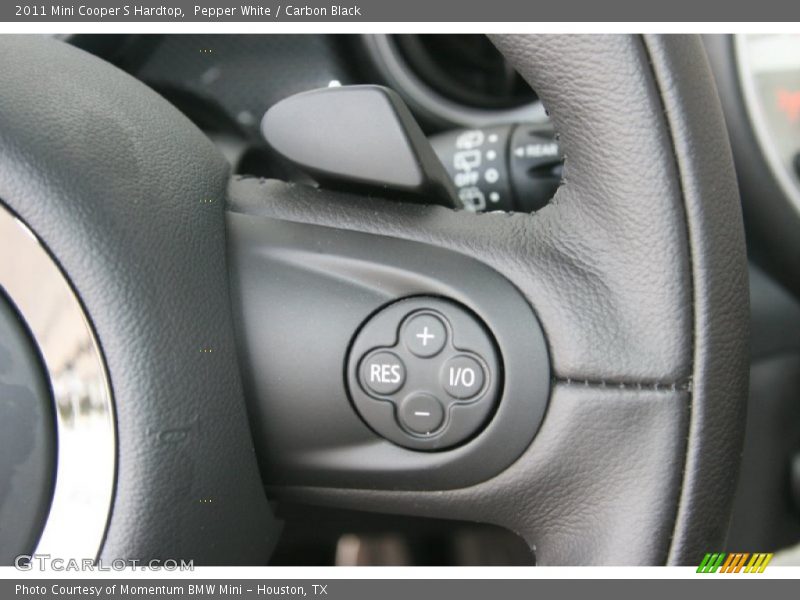 Pepper White / Carbon Black 2011 Mini Cooper S Hardtop
