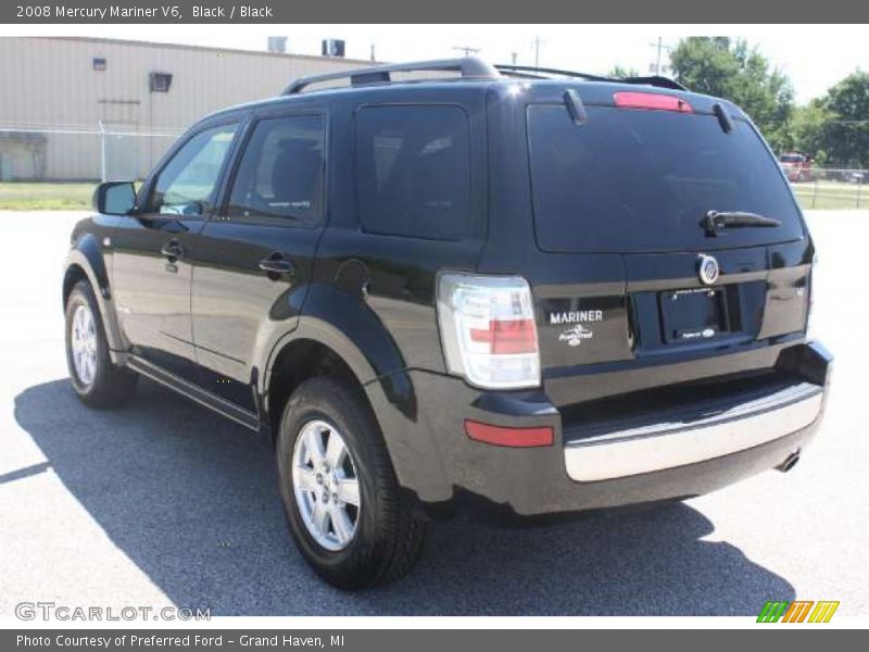 Black / Black 2008 Mercury Mariner V6