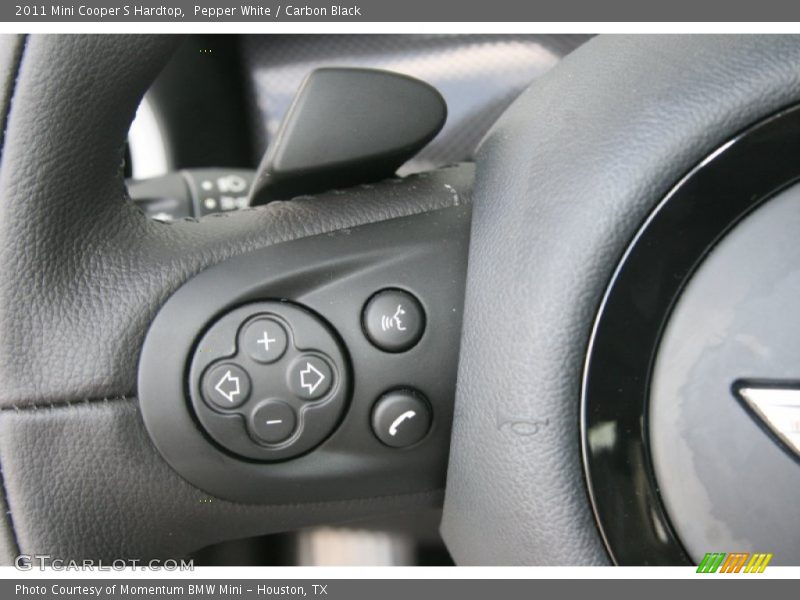 Pepper White / Carbon Black 2011 Mini Cooper S Hardtop