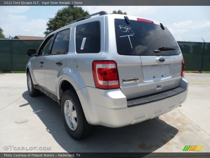 Ingot Silver Metallic / Stone 2012 Ford Escape XLT