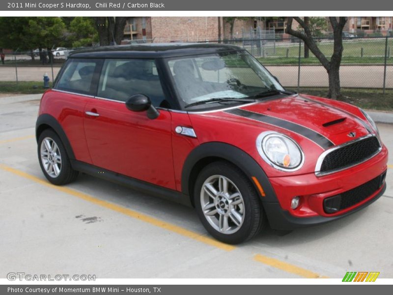 Chili Red / Carbon Black 2011 Mini Cooper S Hardtop