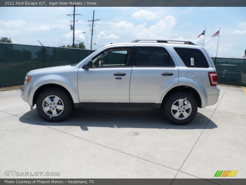 Ingot Silver Metallic / Stone 2012 Ford Escape XLT