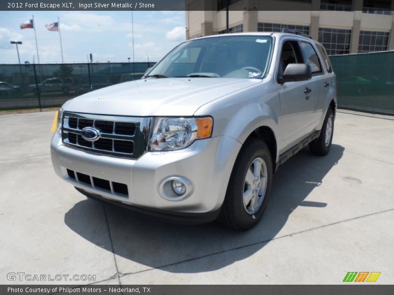 Ingot Silver Metallic / Stone 2012 Ford Escape XLT