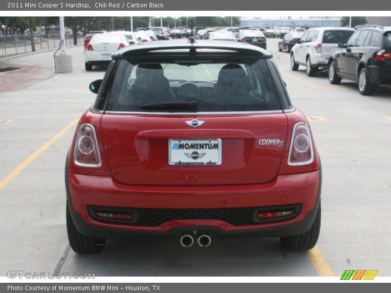 Chili Red / Carbon Black 2011 Mini Cooper S Hardtop