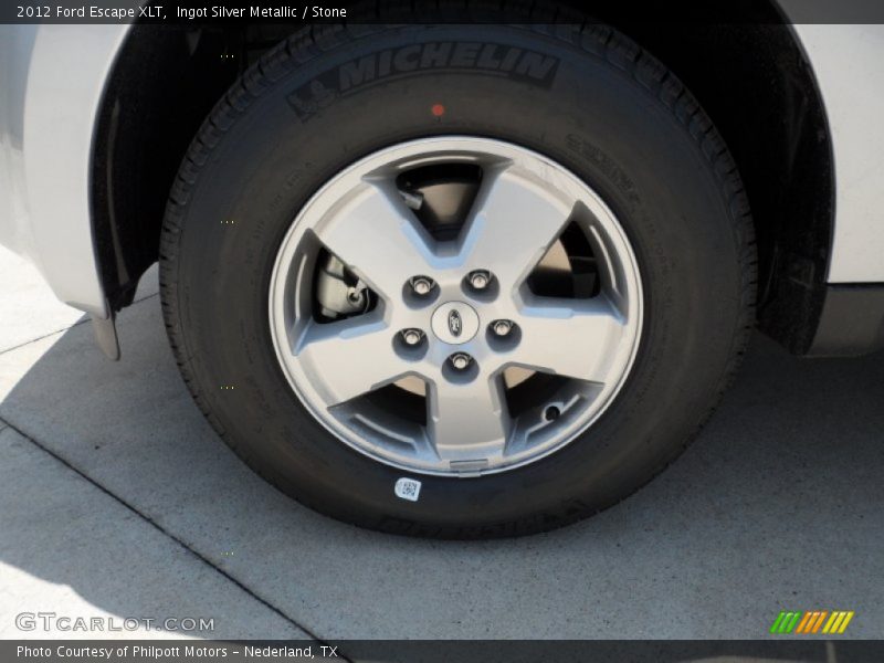 Ingot Silver Metallic / Stone 2012 Ford Escape XLT