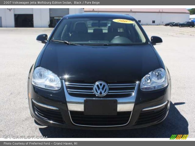 Black / Pure Beige 2007 Volkswagen Jetta Wolfsburg Edition Sedan