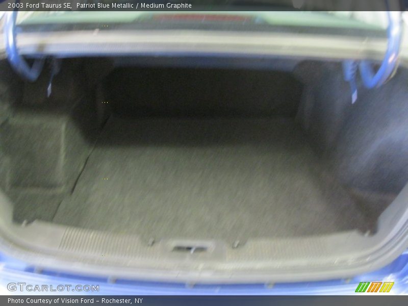 Patriot Blue Metallic / Medium Graphite 2003 Ford Taurus SE