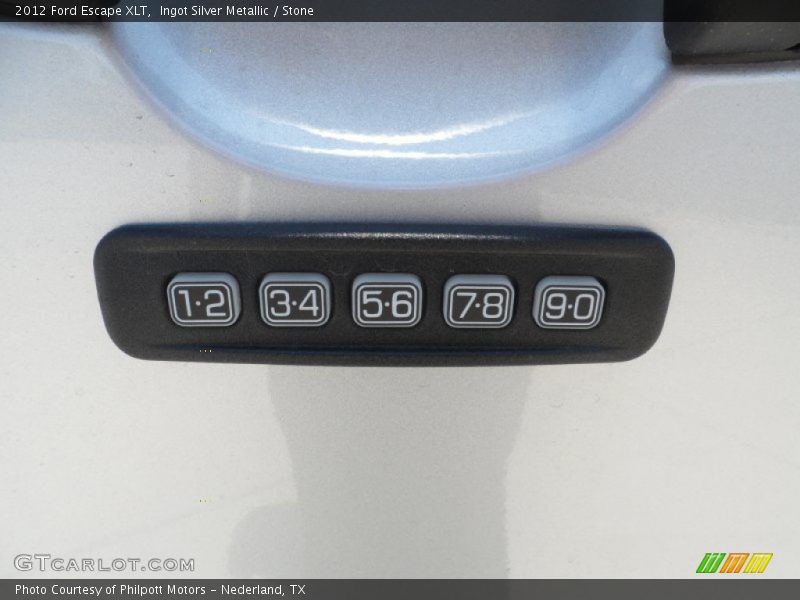 Ingot Silver Metallic / Stone 2012 Ford Escape XLT