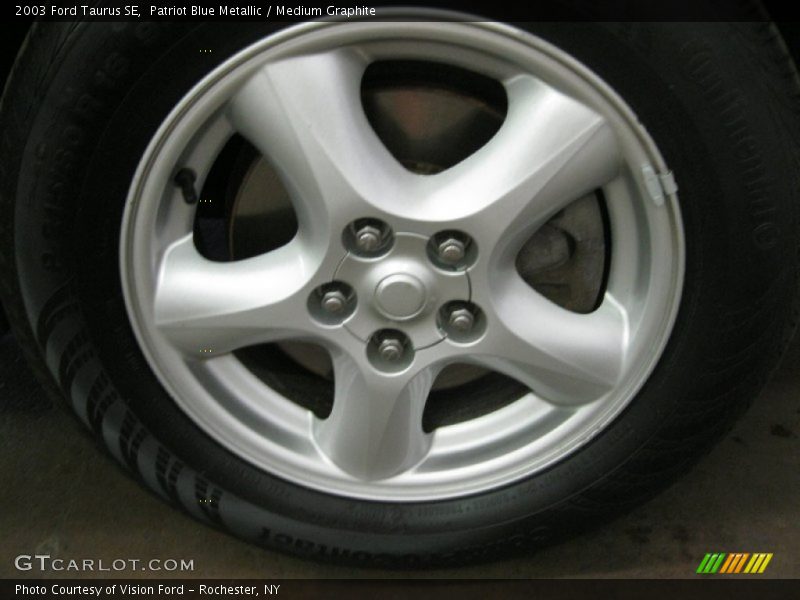 Patriot Blue Metallic / Medium Graphite 2003 Ford Taurus SE