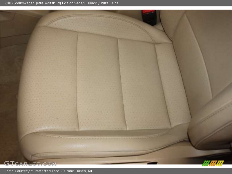 Black / Pure Beige 2007 Volkswagen Jetta Wolfsburg Edition Sedan