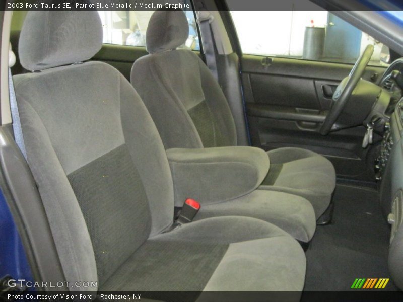 Patriot Blue Metallic / Medium Graphite 2003 Ford Taurus SE