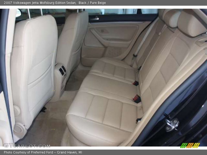 Black / Pure Beige 2007 Volkswagen Jetta Wolfsburg Edition Sedan