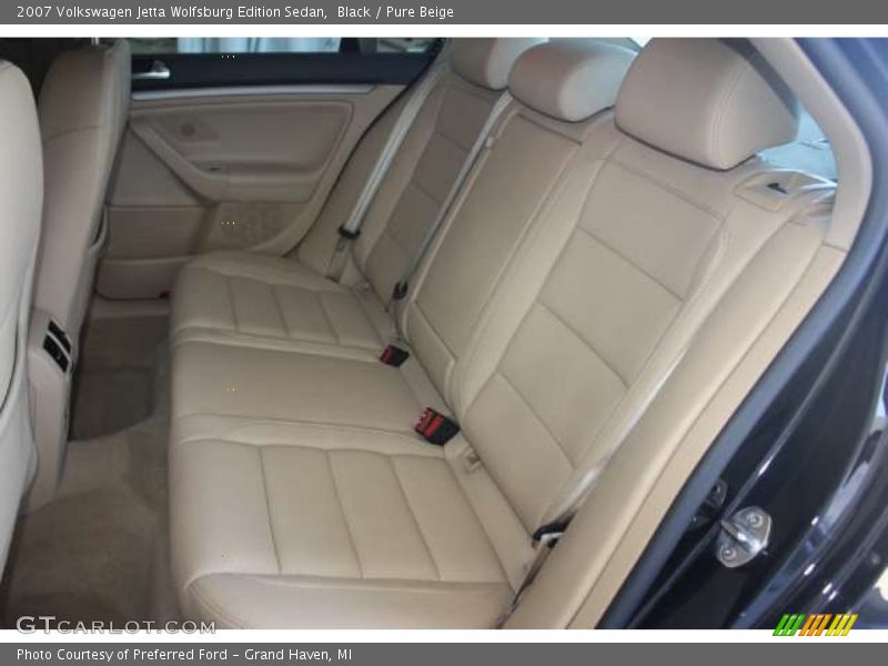 Black / Pure Beige 2007 Volkswagen Jetta Wolfsburg Edition Sedan