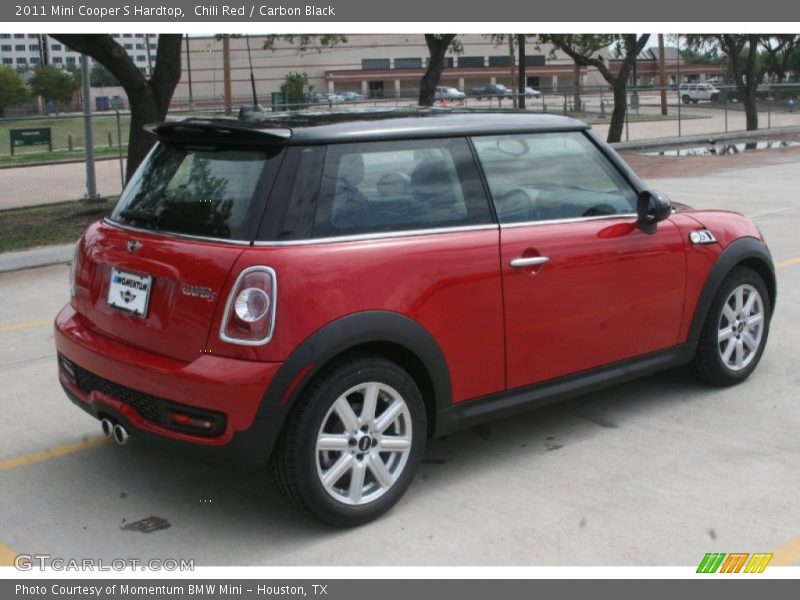 Chili Red / Carbon Black 2011 Mini Cooper S Hardtop