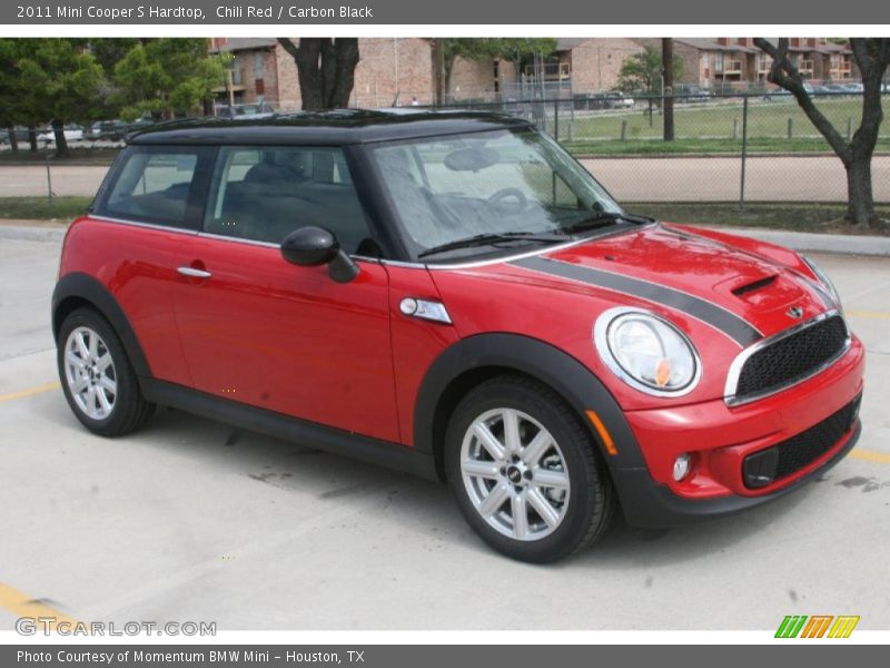 Chili Red / Carbon Black 2011 Mini Cooper S Hardtop