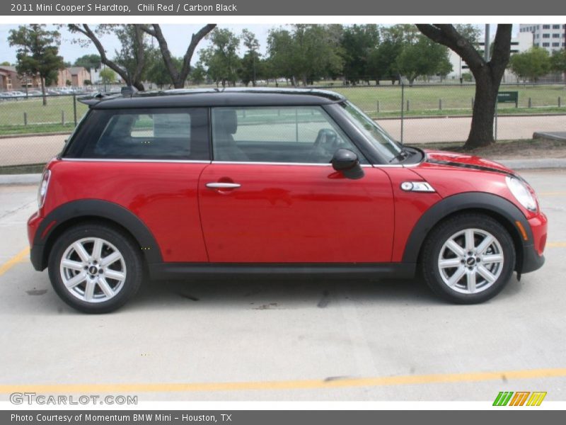 Chili Red / Carbon Black 2011 Mini Cooper S Hardtop