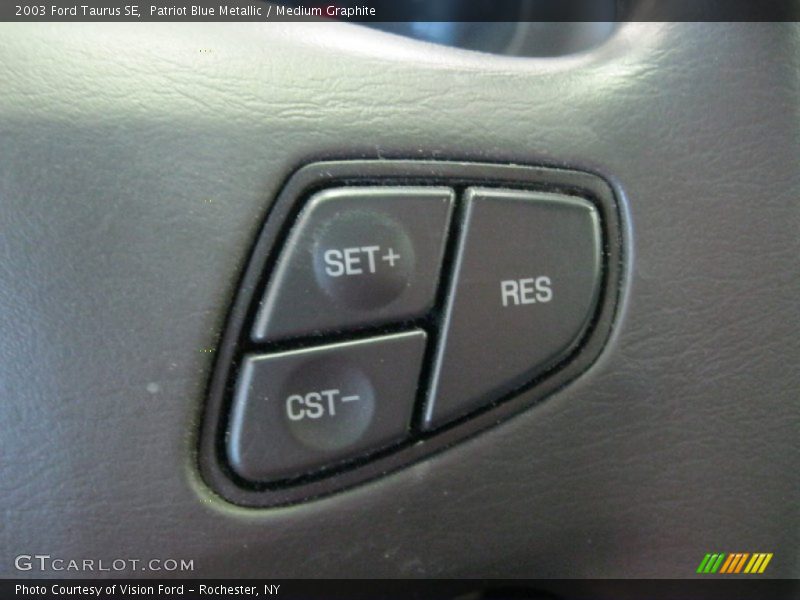 Patriot Blue Metallic / Medium Graphite 2003 Ford Taurus SE