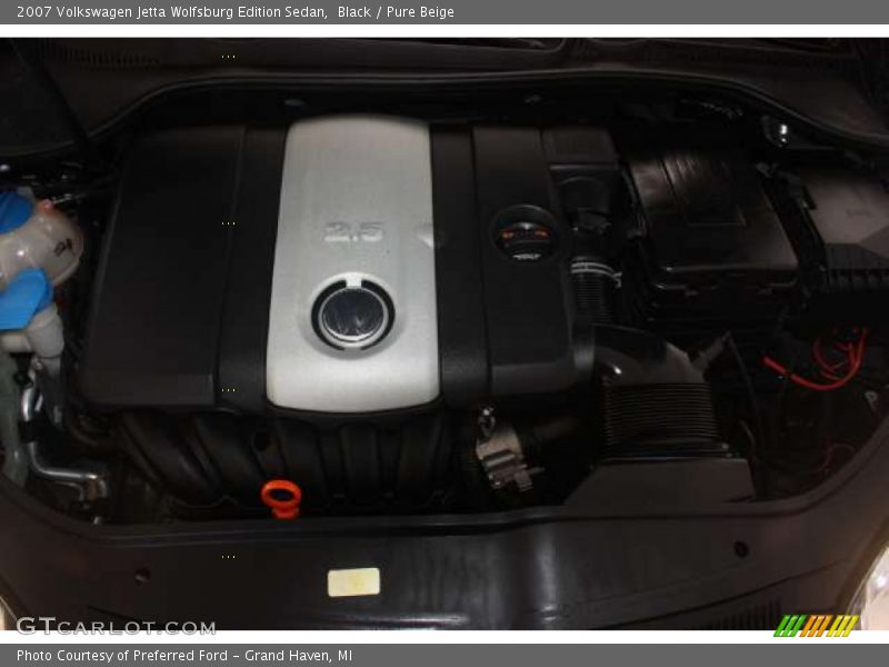 Black / Pure Beige 2007 Volkswagen Jetta Wolfsburg Edition Sedan